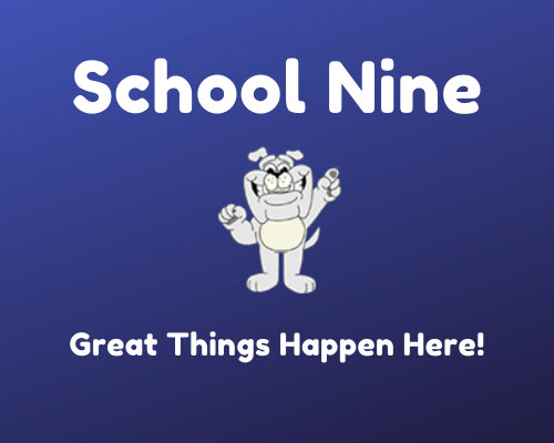  School Nine Bulldog banner